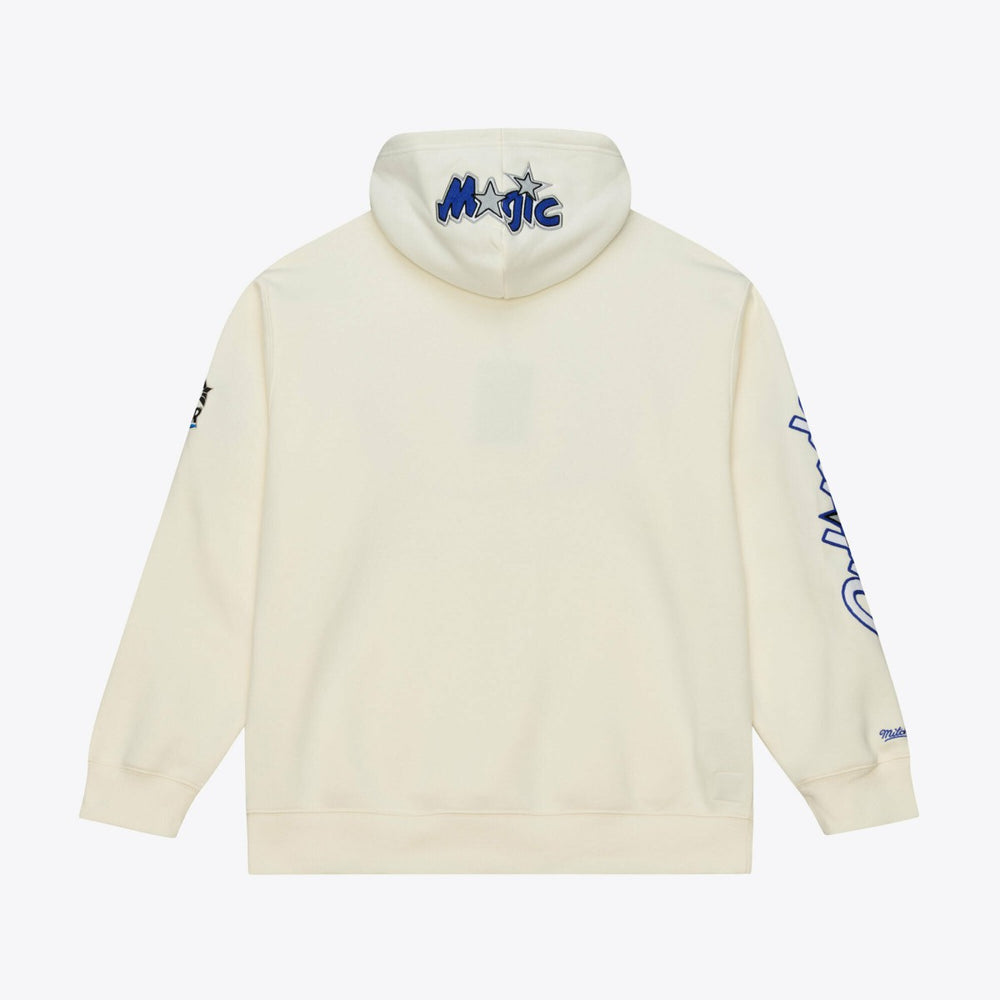 Orlando Magic Hardwood Classics Chainstitch Premium Fleece Hoodie Cream