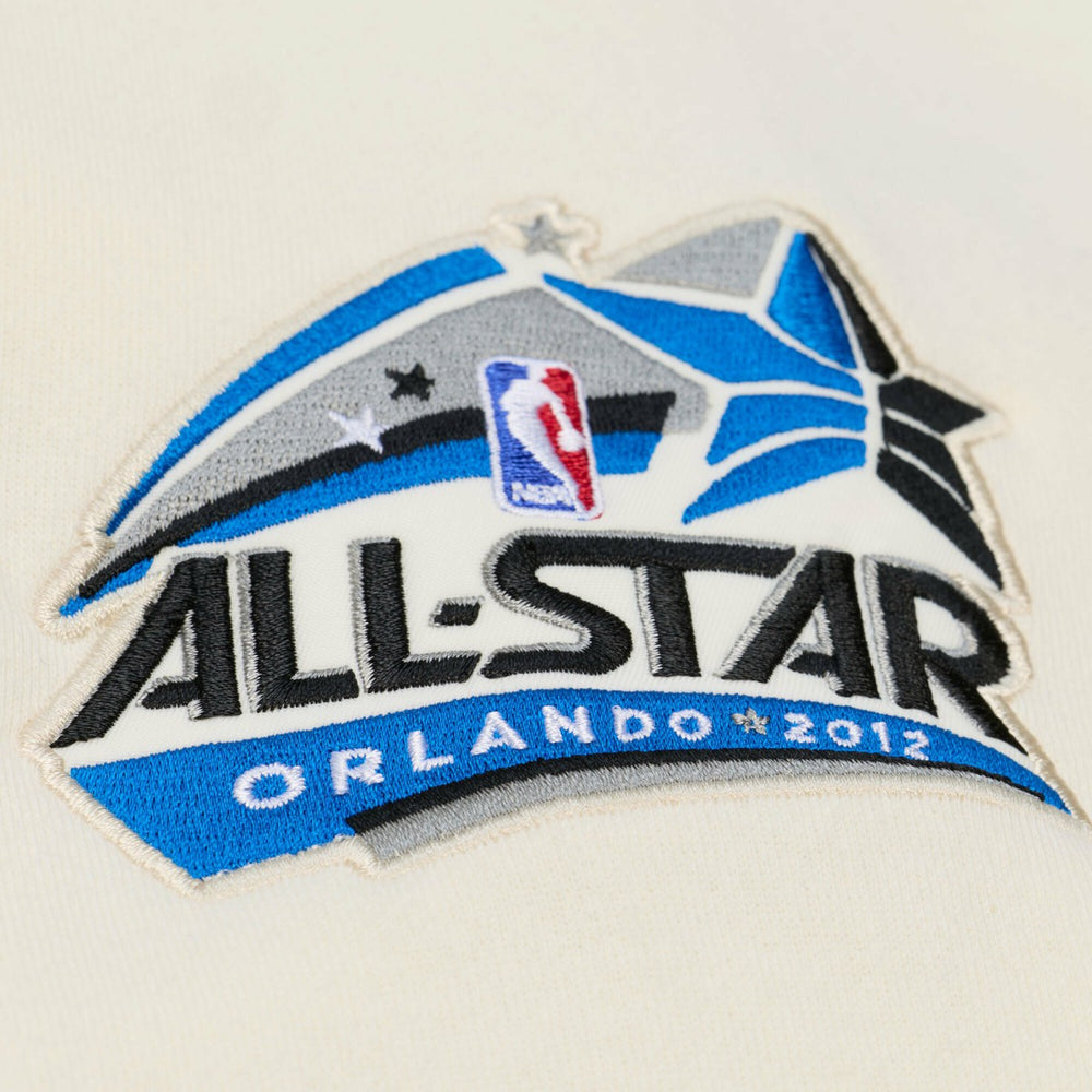 Orlando Magic Hardwood Classics Chainstitch Premium Fleece Hoodie Cream