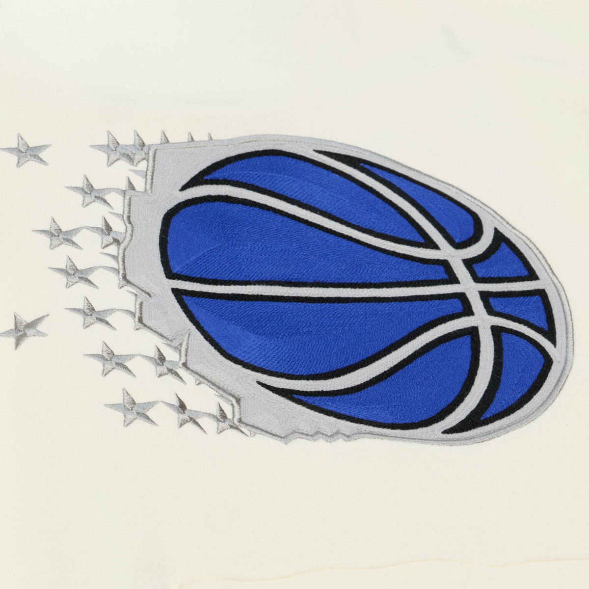 Orlando Magic Hardwood Classics Chainstitch Premium Fleece Hoodie Cream