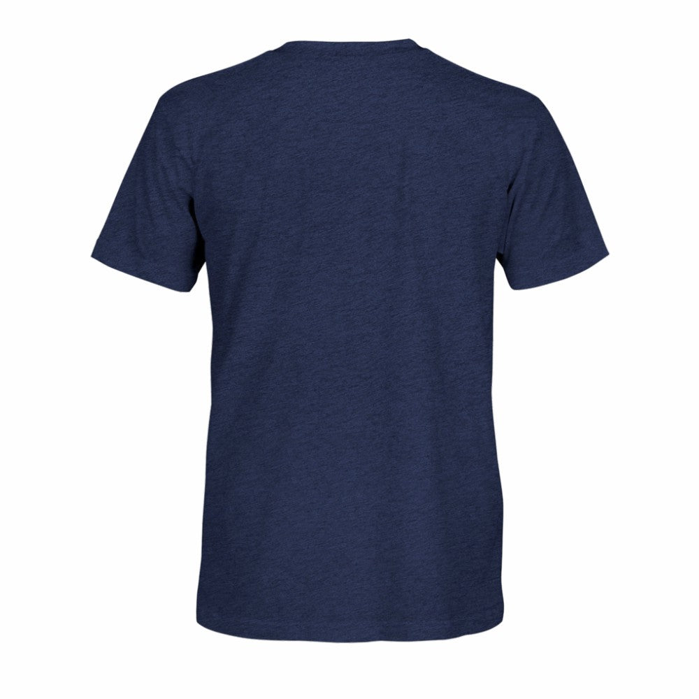 Argentina National Team 1863FC Athletic Wordmark Vintage Tri-Blend T-Shirt Navy