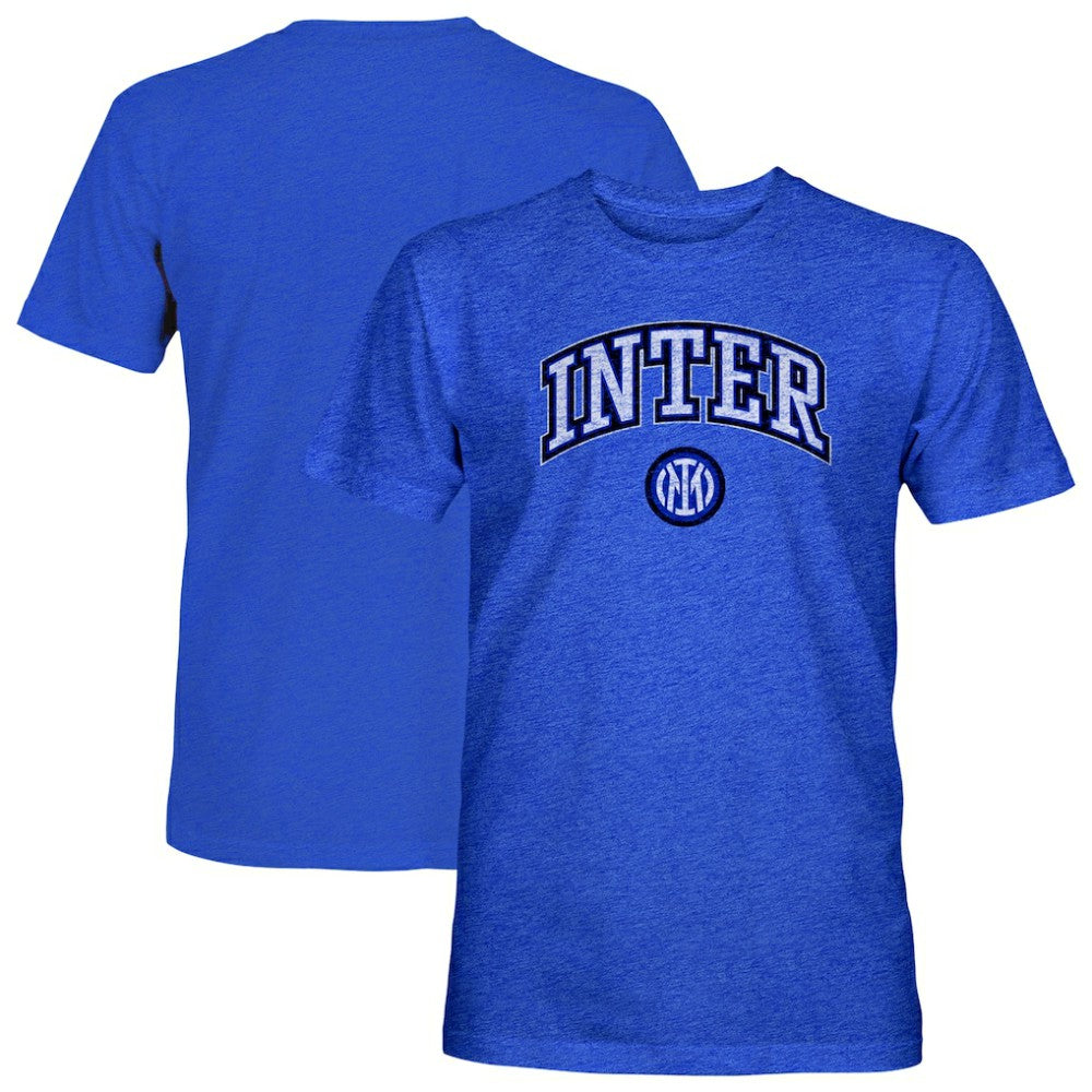 Inter Milan 1863FC Athletic Wordmark Vintage Tri-Blend T-Shirt Blue sale