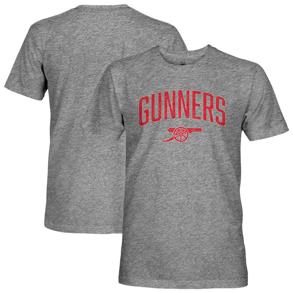 Arsenal 1863FC Athletic Wordmark Vintage Tri-Blend T-Shirt Gray