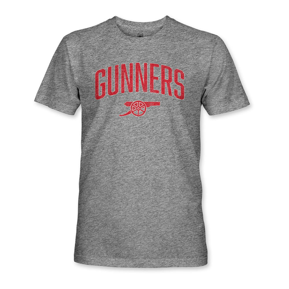 Arsenal 1863FC Athletic Wordmark Vintage Tri-Blend T-Shirt Gray