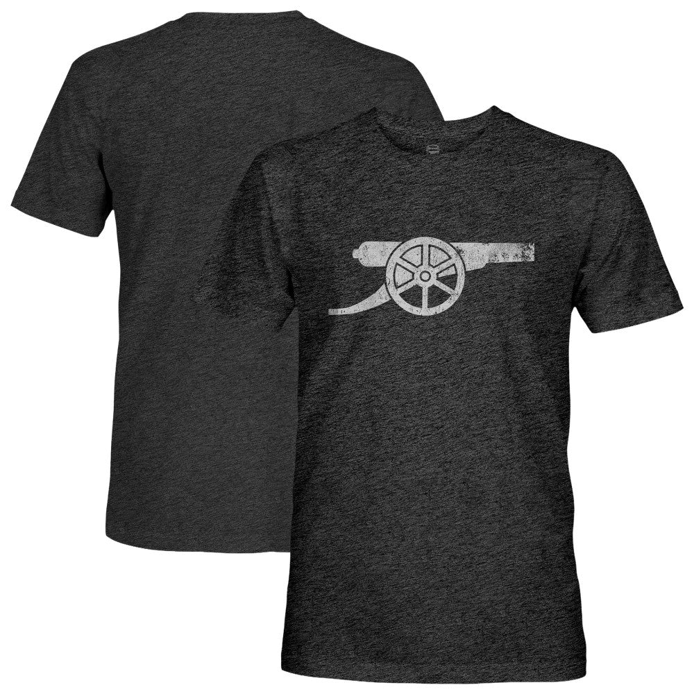 Arsenal 1863FC Mono Badge Vintage Tri-Blend T-Shirt Black