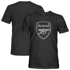Arsenal 1863FC Mono Badge Vintage Tri-Blend T-Shirt Black