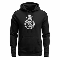Real Madrid 1863FC Mono Badge Fleece Hoodie Black shop