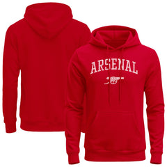 Arsenal 1863FC Athletic Wordmark Fleece Hoodie Red