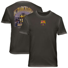Barcelona 1863FC Wordmark Cotton T-Shirt Gray shop
