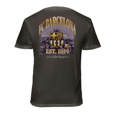 Barcelona 1863FC Wordmark Cotton T-Shirt Gray shop