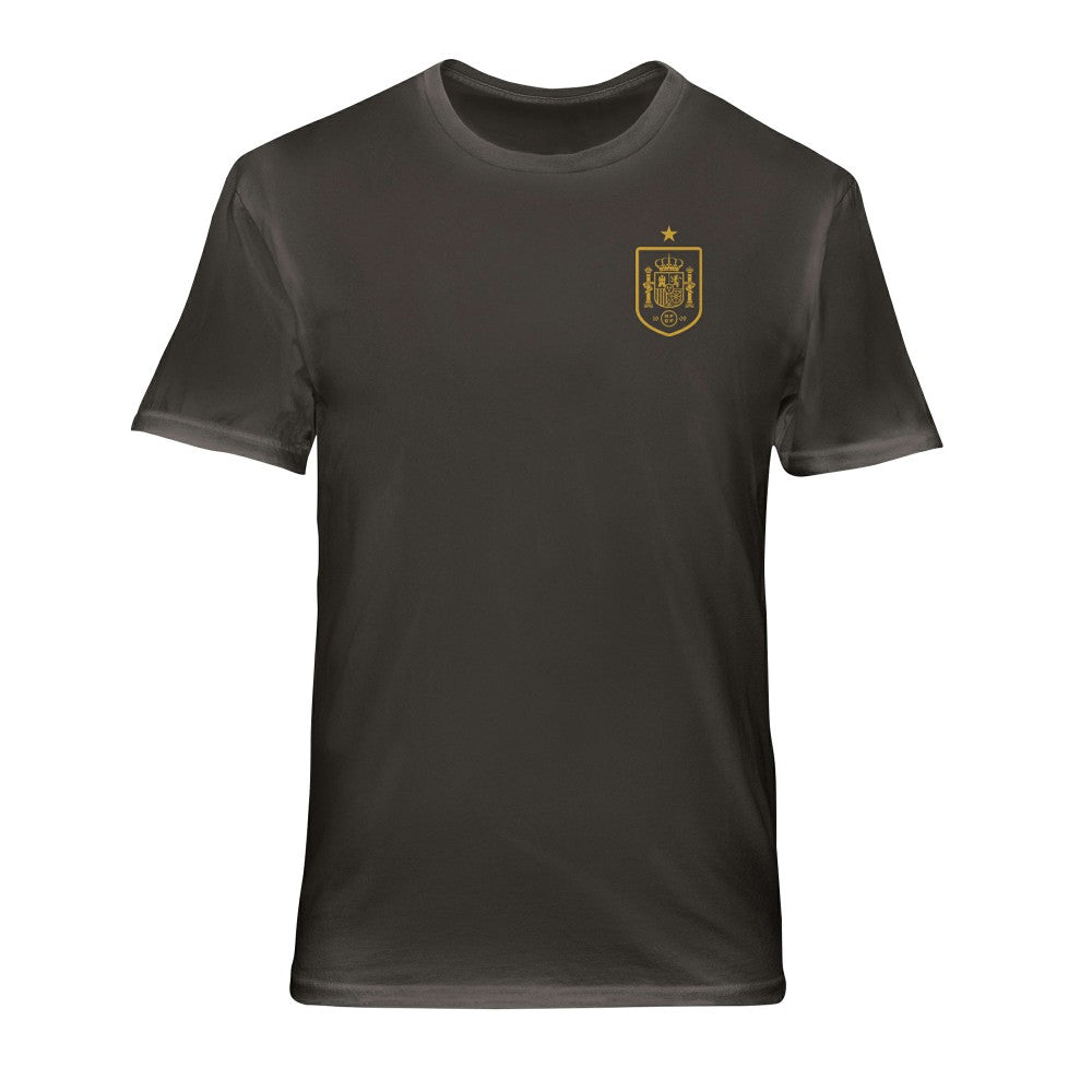 Spain National Team 1863FC Wordmark Cotton T-Shirt Gray