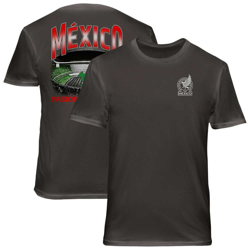 Mexico National Team 1863FC Wordmark Cotton T-Shirt Gray sale
