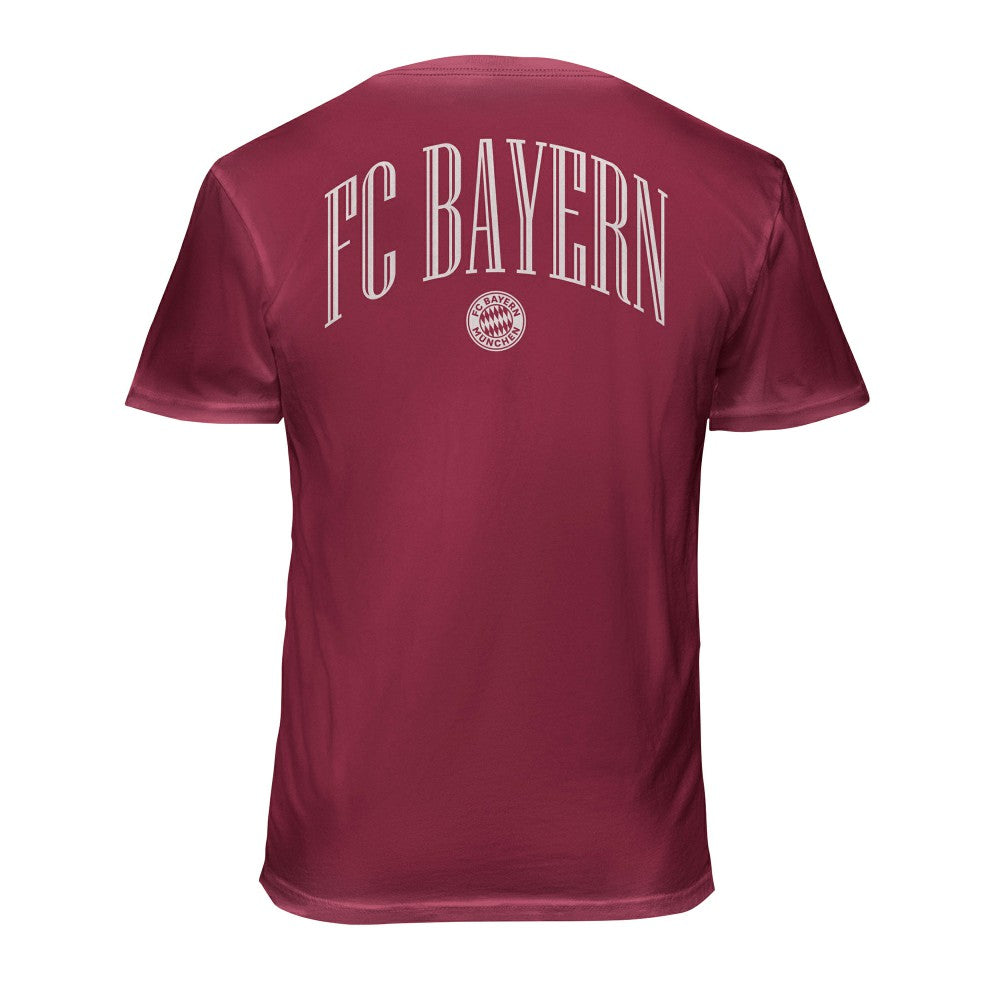 Bayern Munich 1863FC Back Wordmark Soft Wash T-Shirt Red sale