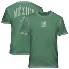 Mexico National Team 1863FC Back Wordmark Soft Wash T-Shirt Green