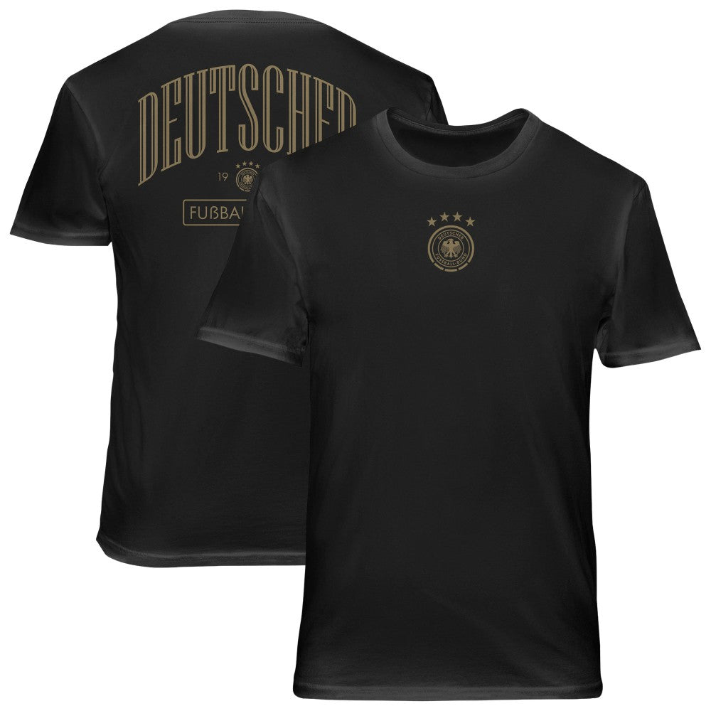 Germany National Team 1863FC Back Wordmark Soft Wash T-Shirt Black sale