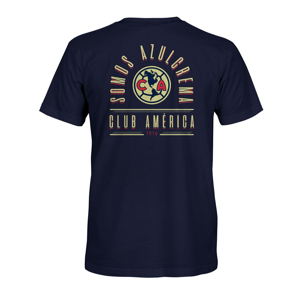 Club America 1863FC True To Glory Heavyweight T-Shirt Navy
