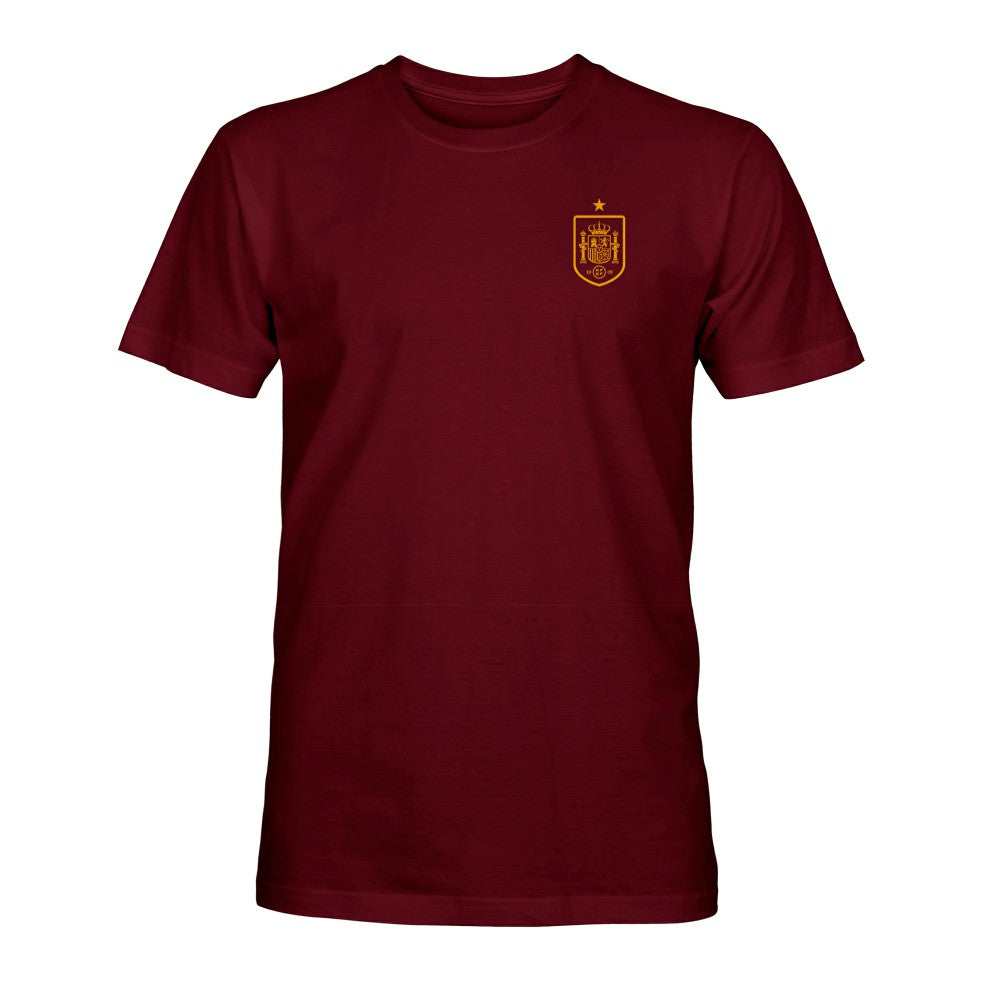 Spain National Team 1863FC True To Glory Heavyweight T-Shirt Maroon