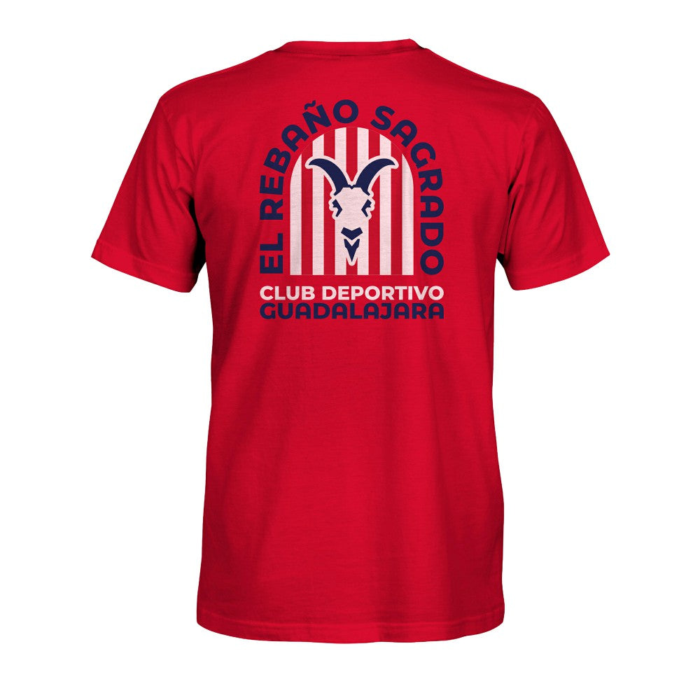 Chivas 1863FC True To Glory Heavyweight T-Shirt Red shop