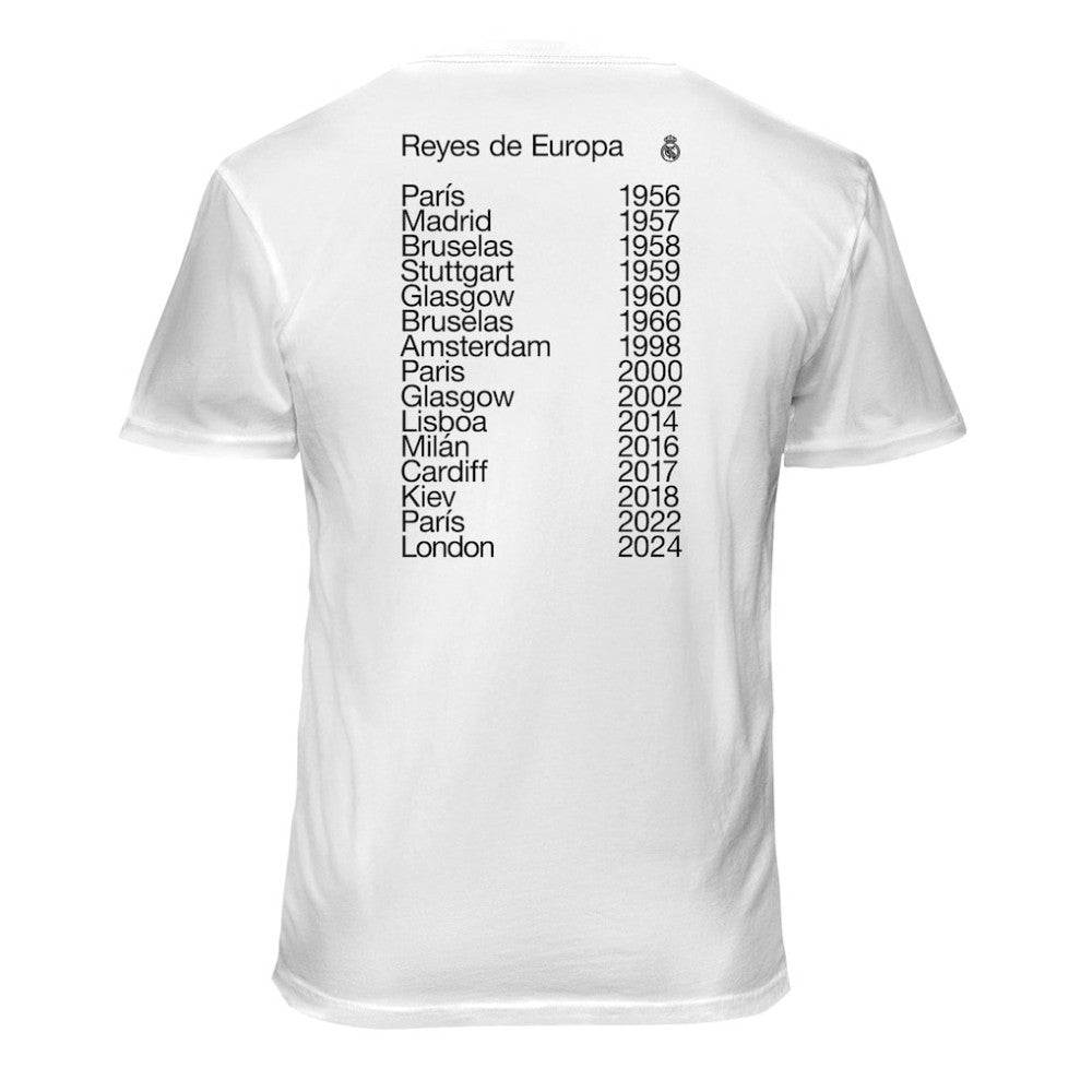 Real Madrid 1863FC Championships Soft Wash T-Shirt White