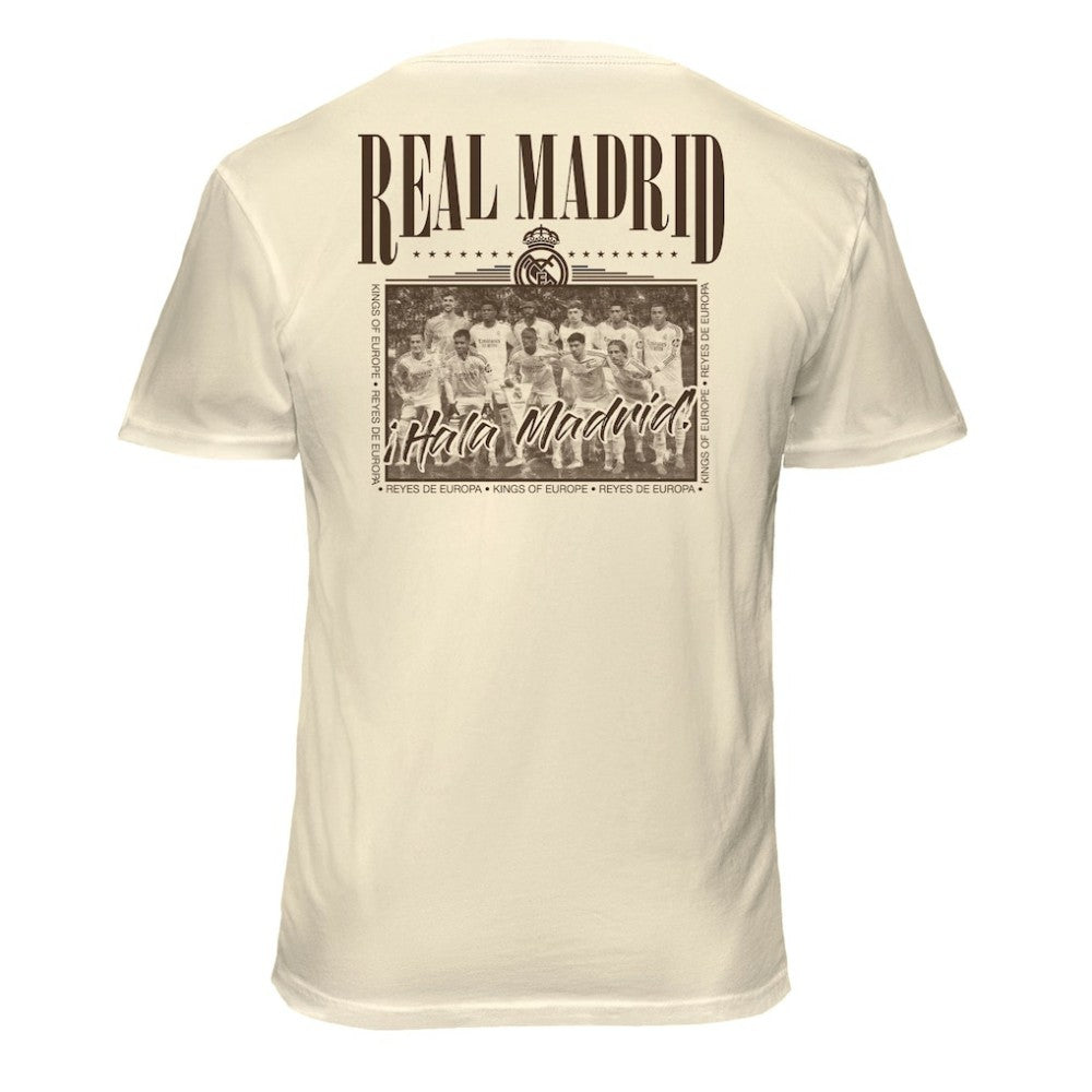 Real Madrid 1863FC Vintage Soft Wash T-Shirt Cream