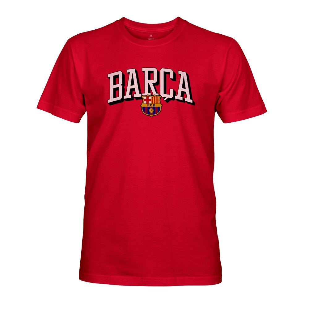 Barcelona 1863FC Athletic Wordmark T-Shirt Red