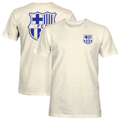 Barcelona 1863FC Big Logo Heavyweight T-Shirt Cream