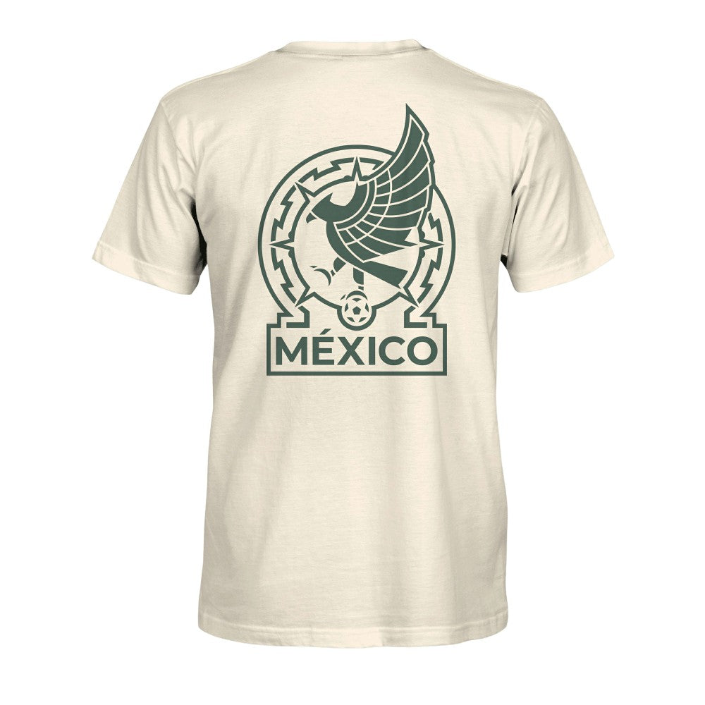 Mexico National Team 1863FC Big Logo Heavyweight T-Shirt Cream