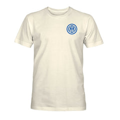 Inter Milan 1863FC Big Logo Heavyweight T-Shirt Cream