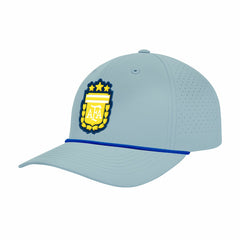 Argentina National Team 1863FC Color Badge Airflow Adjustable Hat Light Blue