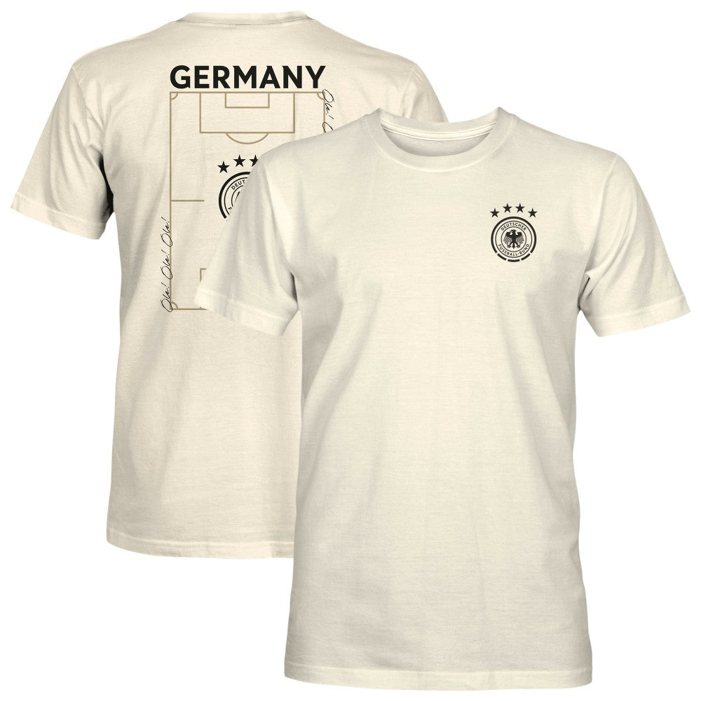 Germany National Team 1863FC Own the Pitch Heavyweight T-Shirt Cream
