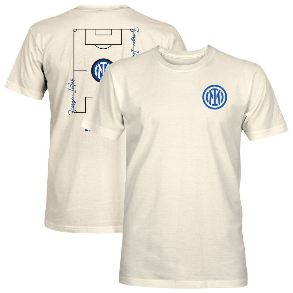 Inter Milan 1863FC Own the Pitch Heavyweight T-Shirt Cream shop