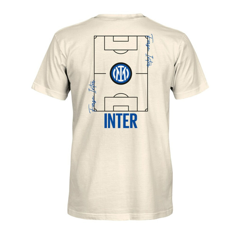 Inter Milan 1863FC Own the Pitch Heavyweight T-Shirt Cream shop
