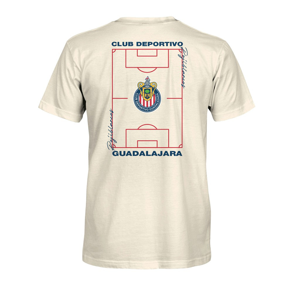 Chivas 1863FC Own the Pitch Heavyweight T-Shirt Cream