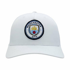 Manchester City 1863FC Mono Badge High Point Adjustable Hat White