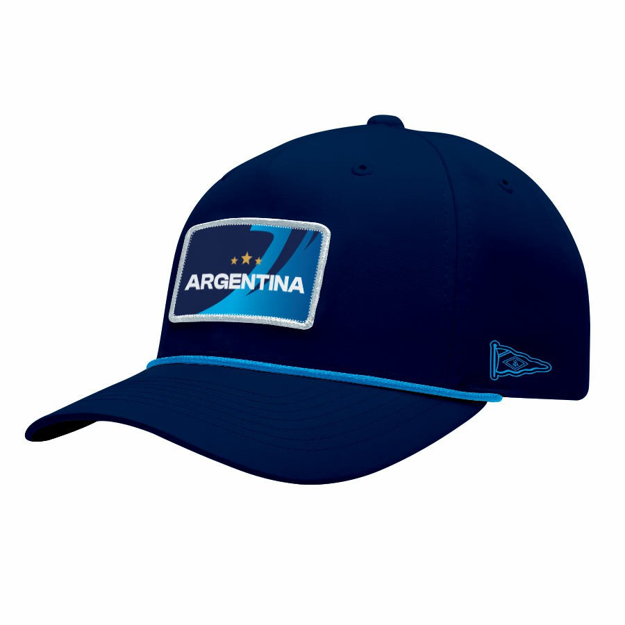 Argentina National Team 1863FC Color Badge Caddy Adjustable Hat Navy
