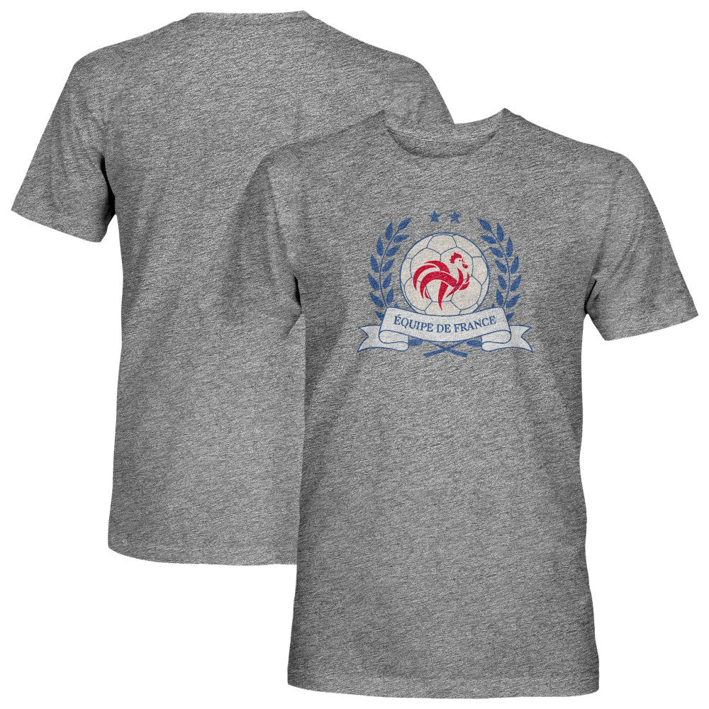 France National Team 1863FC Vintage Tri-Blend T-Shirt Gray sale