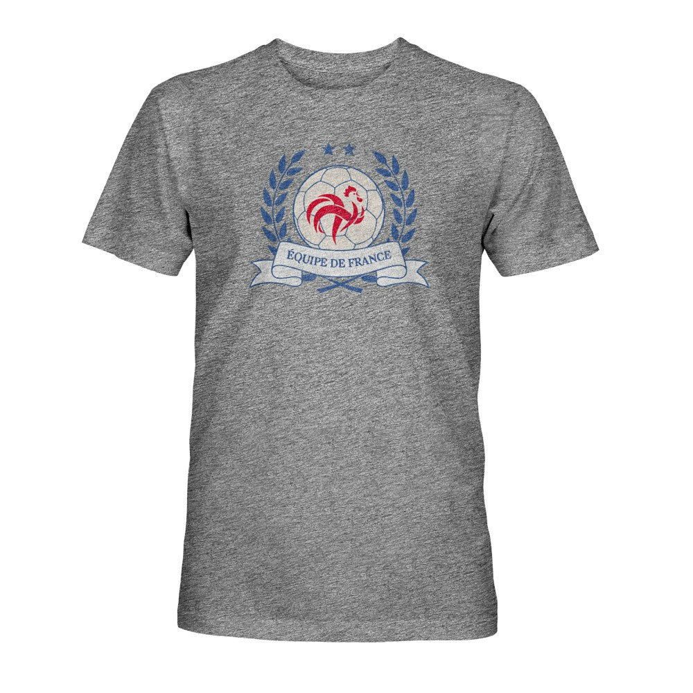 France National Team 1863FC Vintage Tri-Blend T-Shirt Gray sale