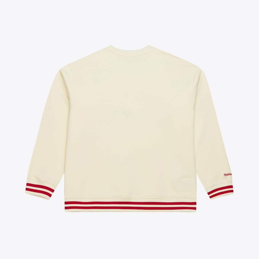 Philadelphia 76ers Hardwood Classics 76 Originals Collection Sweatshirt Cream