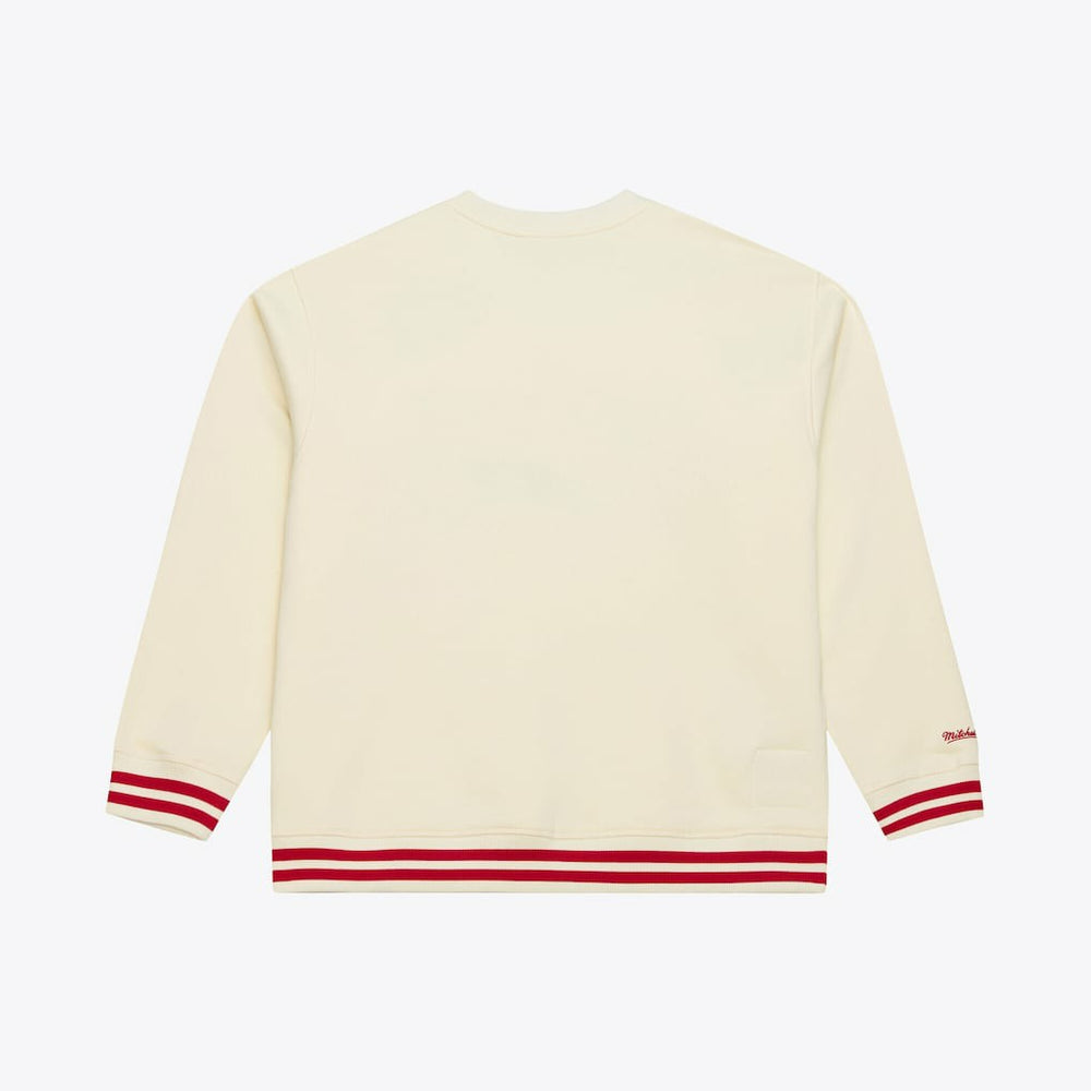 Philadelphia 76ers Hardwood Classics 76 Originals Collection Sweatshirt Cream