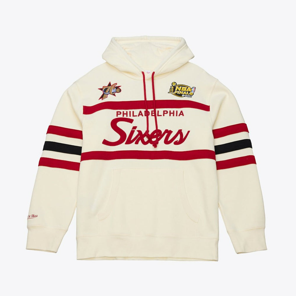 Philadelphia 76ers Hardwood Classics 76 Originals Collection Head Coach Hoodie Cream