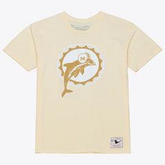 Dan Marino Miami Dolphins Sandman Name & Number T-Shirt Cream
