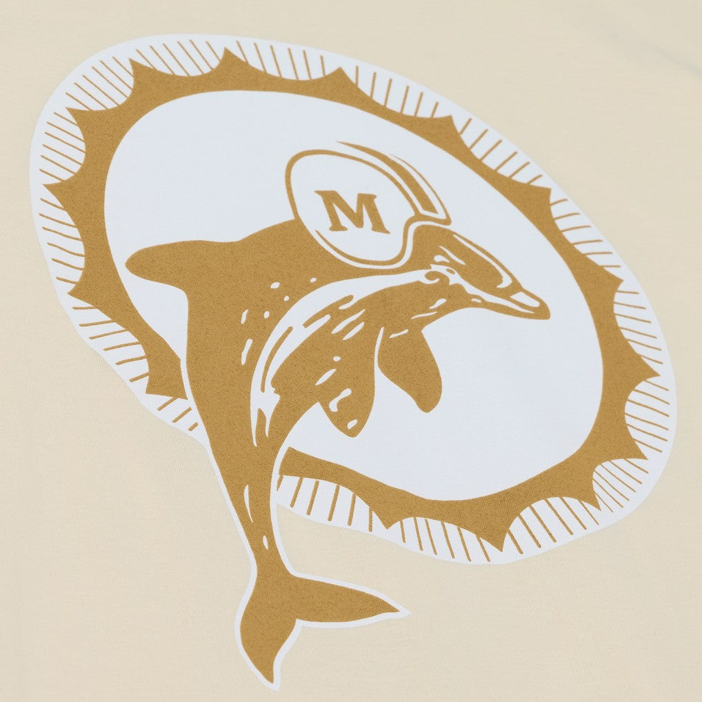 Dan Marino Miami Dolphins Sandman Name & Number T-Shirt Cream