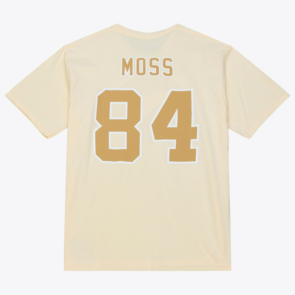 Randy Moss Minnesota Vikings Sandman Name & Number T-Shirt Cream