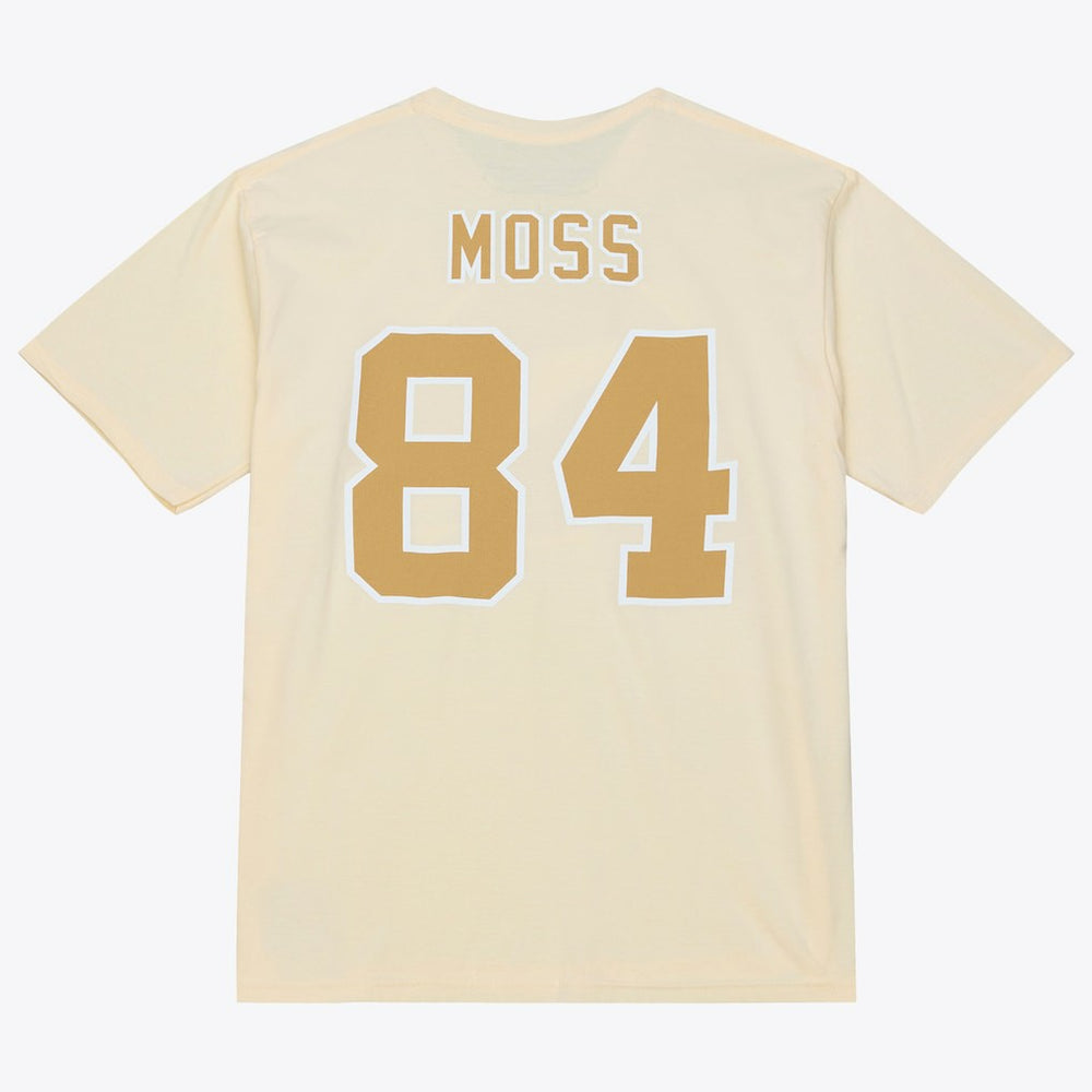 Randy Moss Minnesota Vikings Sandman Name & Number T-Shirt Cream