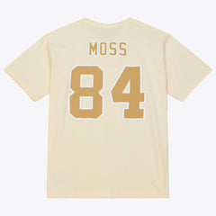 Randy Moss Minnesota Vikings Sandman Name & Number T-Shirt Cream