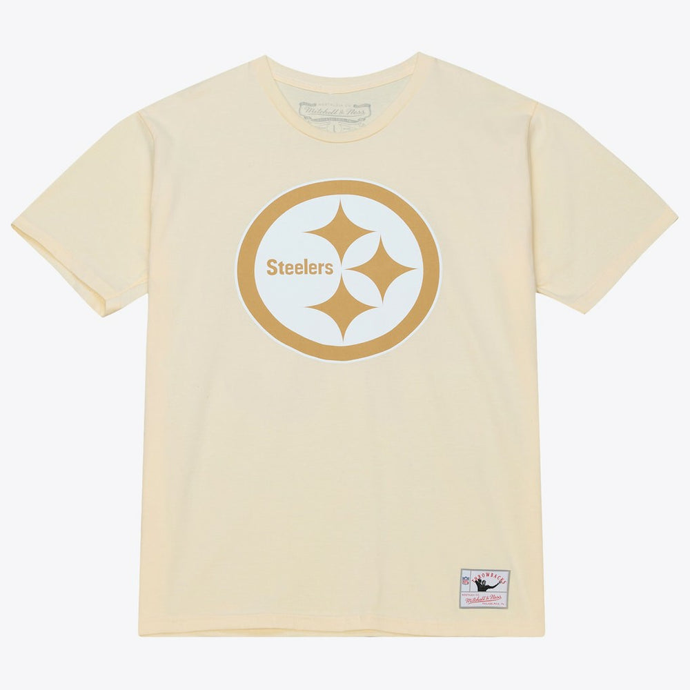 Troy Polamalu Pittsburgh Steelers Sandman Name & Number T-Shirt Cream