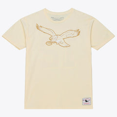Randall Cunningham Philadelphia Eagles Sandman Name & Number T-Shirt Cream