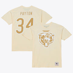 Walter Payton Chicago Bears Sandman Name & Number T-Shirt Cream