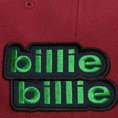 Cleveland Cavaliers x Billie Eilish Hardwood Classics Patch Snapback Hat Wine/Gold