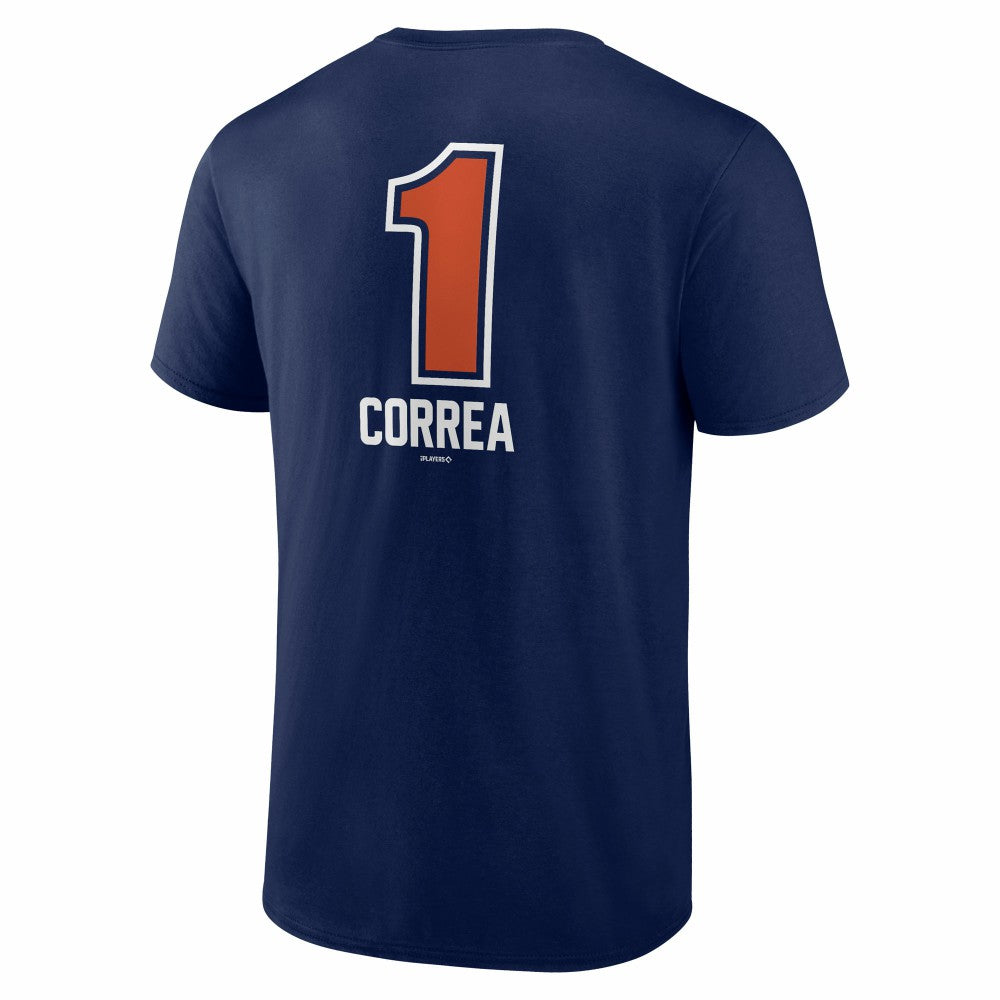 Carlos Correa Houston Astros Fastball Player Name & Number T-Shirt - Navy T-shirts