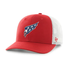 NHL Washington Capitals '47 Logo Trucker Adjustable Hat - Red/White